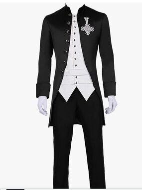 🎃🔥NWT DOSE men’s three-piece medieval, Renaissance, Gothic cosplay set size M